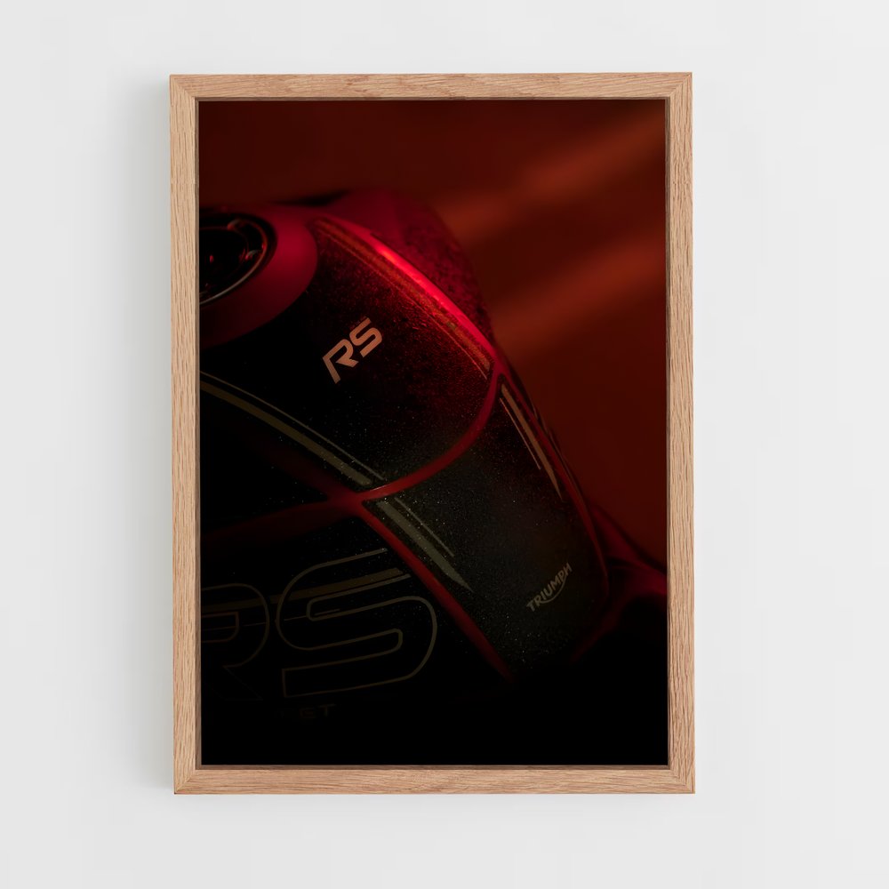Poster Souris Rouge et Noire – affiche Triumph (vue 4)